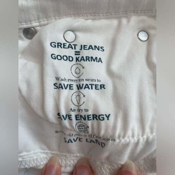 J. Crew 8”  Toothpick Jeans in White size 26 - Picture 7 of 11